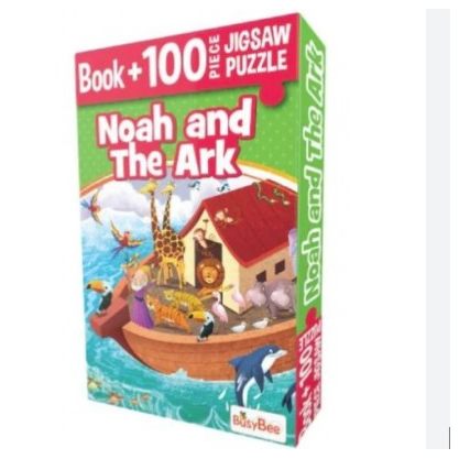 NOAH AND THE ARK : BOOK + 100 PIECES JIGSAW PUZZLE | Shopee Philippines
