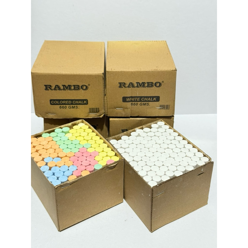 Rambo Chalk (assorted & white) | Shopee Philippines
