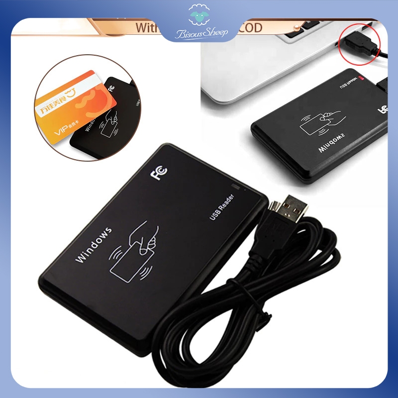 RFID IC ID Card Reader 13.56Mhz 125Khz USB Proximity Sensor Smart ...