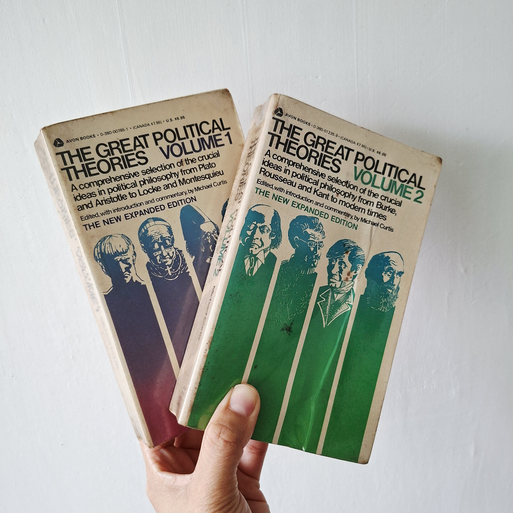 The Great Political Theories Volume 1 &amp; 2 by Michael Curtis | Shopee Philippines