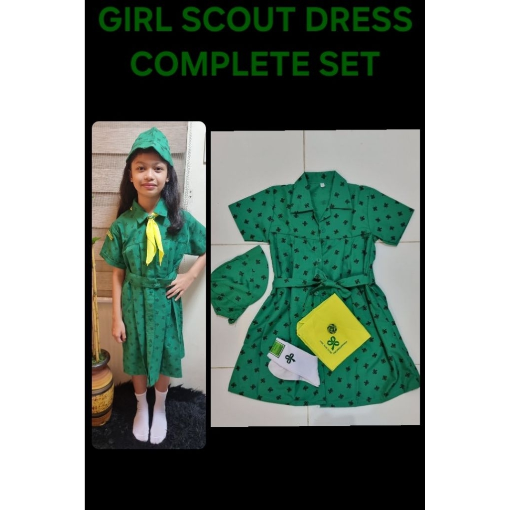 GIRL SCOUT DRESS COMPLETE SET | Shopee Philippines
