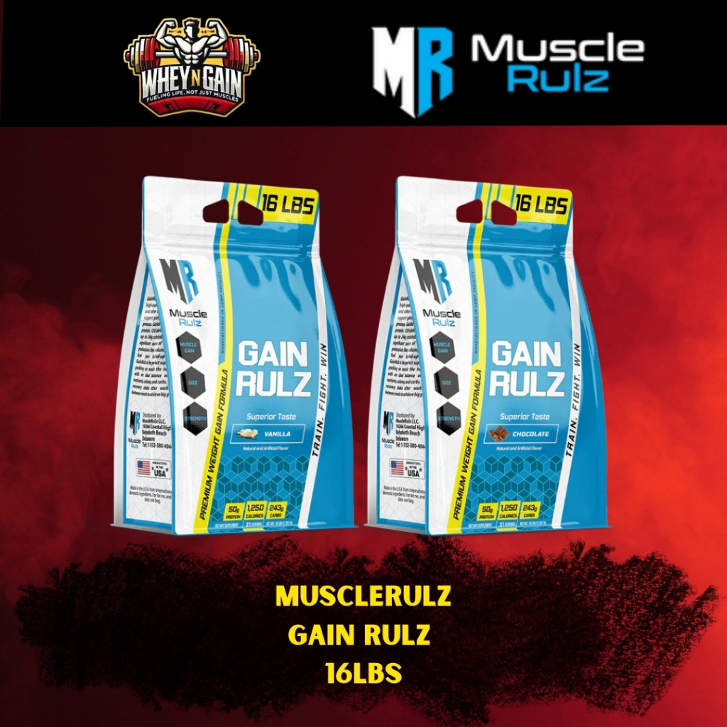 MuscleRulz | Gain Rulz | Mass Gainer | Shopee Philippines