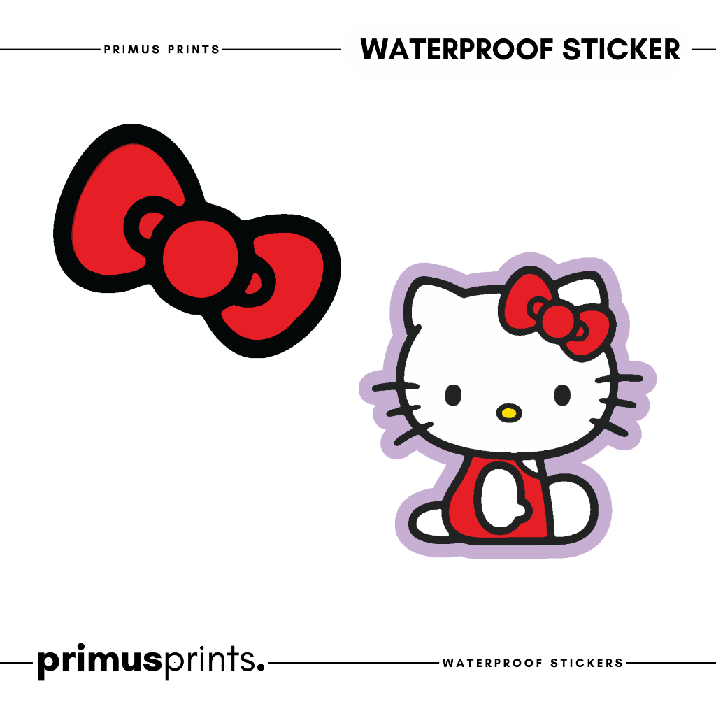 Hello Kitty Sticker | Waterproof Stickers | PrimusPrints | Shopee ...