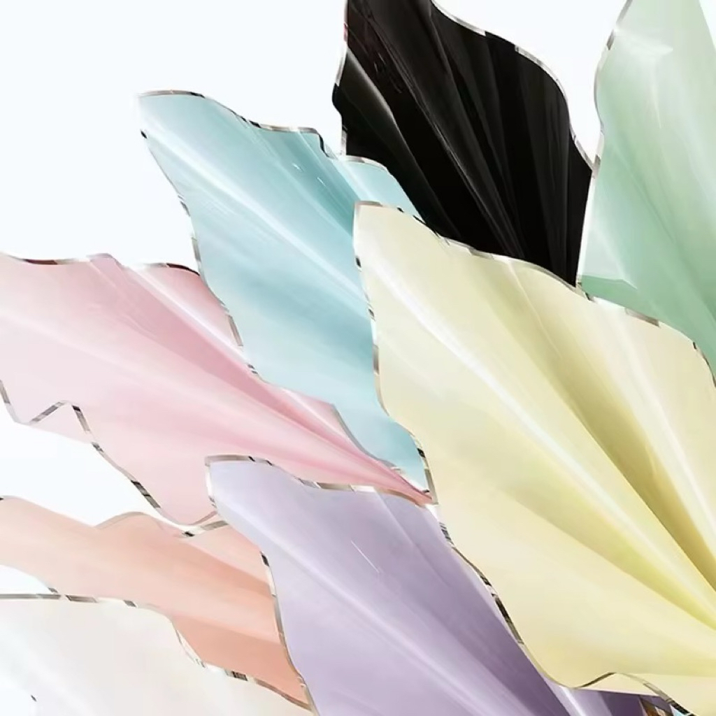 ONHAND Silver Border Lining Bouquet Wrapper / 20pcs per pack | Shopee ...