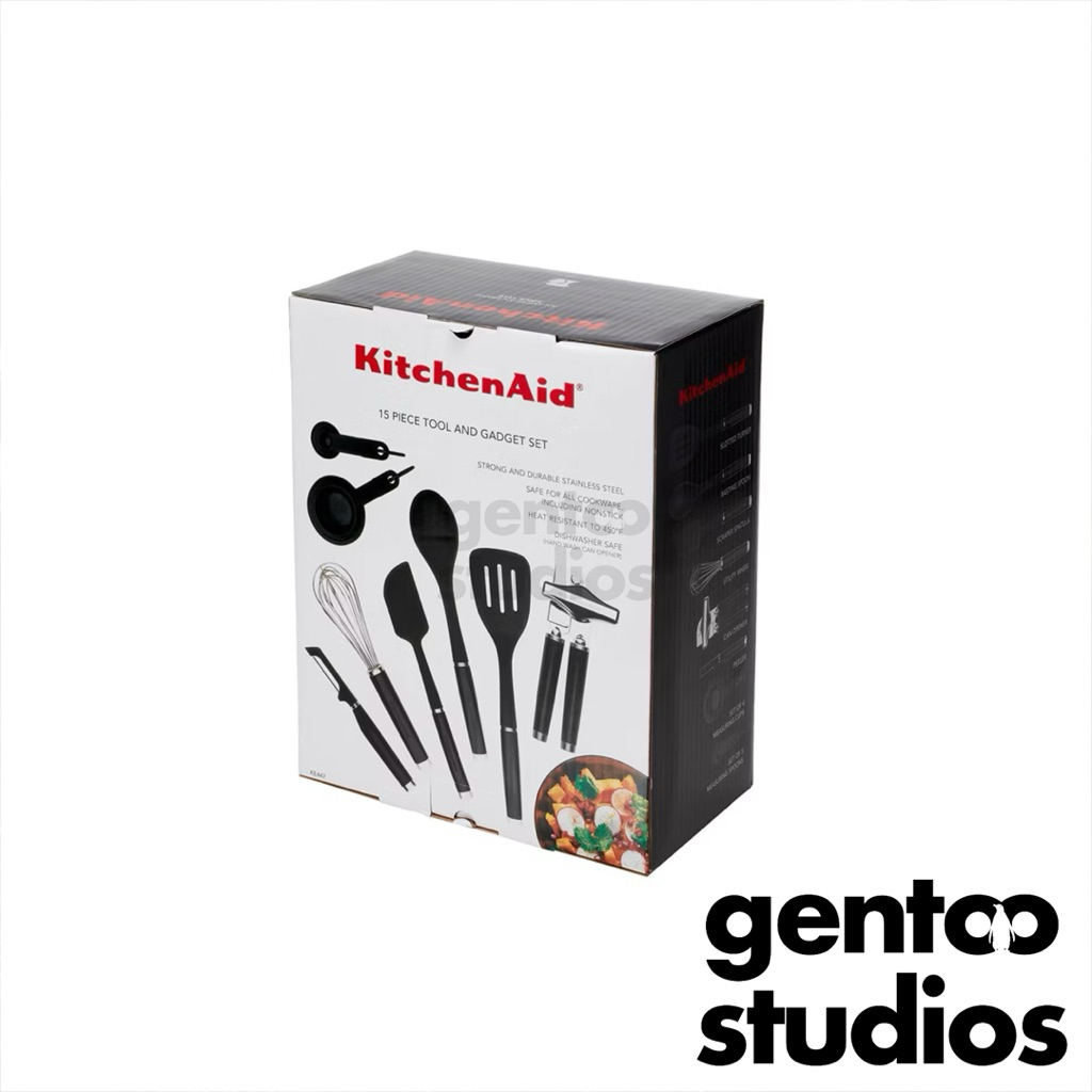 KitchenAid Classic Tool and Gadget Set 15-Piece - Black | Shopee ...