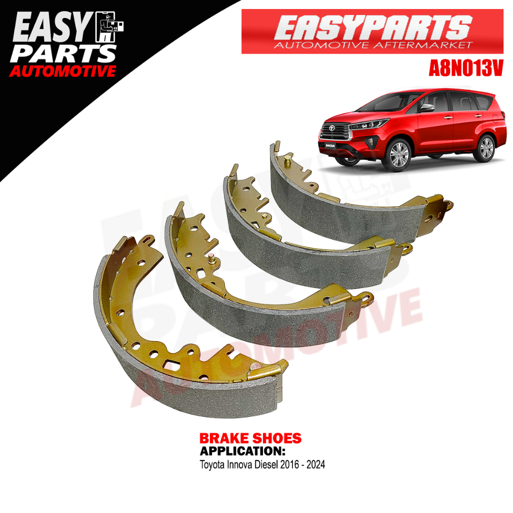 Advics Brake Shoe A8N013V Toy. Innova Diesel Rear | Shopee Philippines