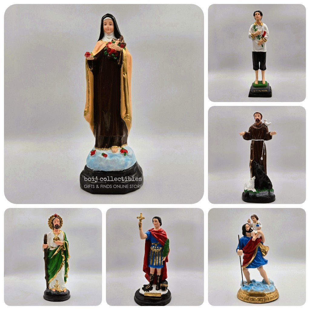 Catholic Saints Figurines - Various Handcrafted Religious Resin ...