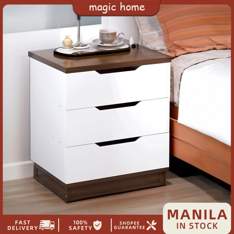 Magic Home Bedside Table Bedroom Cabinet With Drawer Modern Design ...