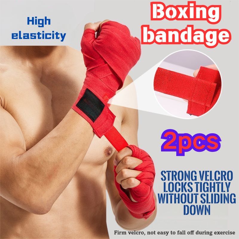 Boxing Bandage Boxing Hand Wraps Cotton Sports Strap Stretch Boxer ...