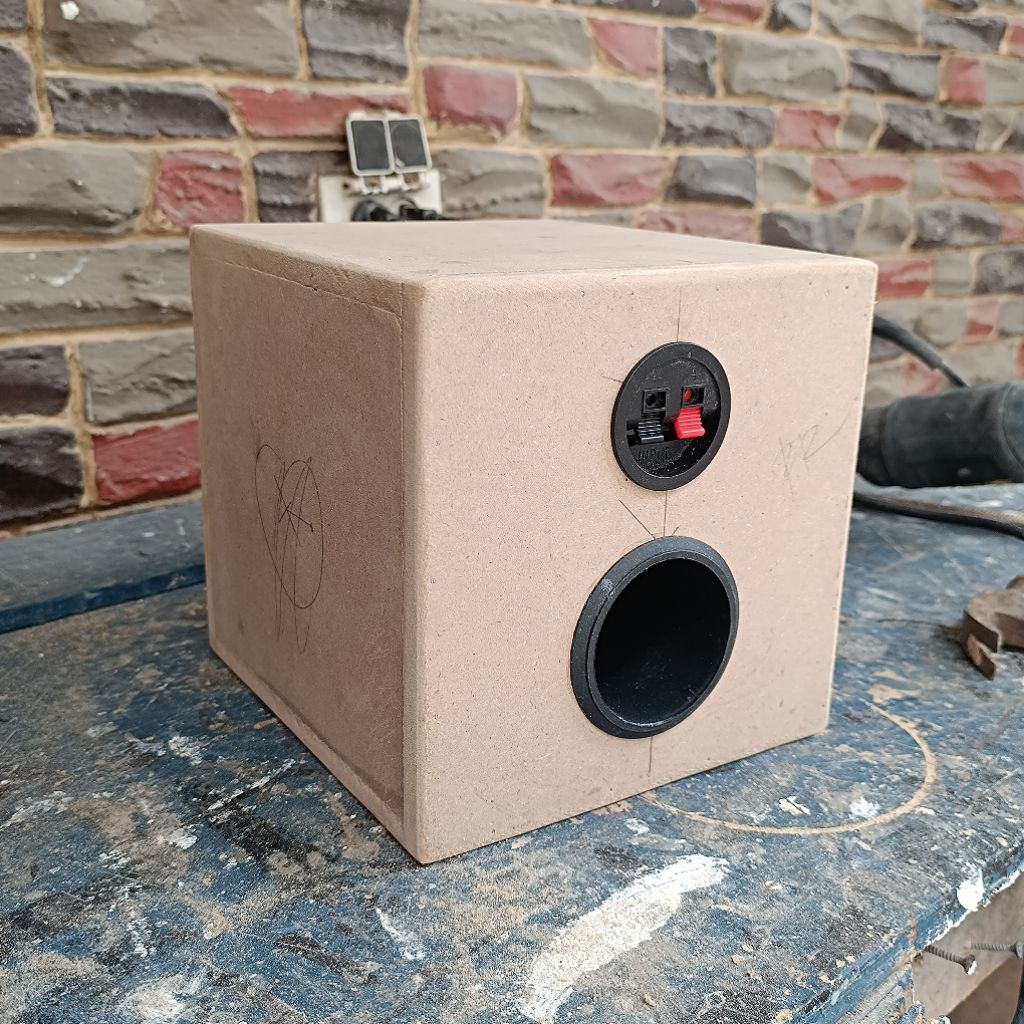 Subwoofer Box 3, 4, 5, 6, 6.5 Inches Speaker Enclosure MDF With ...