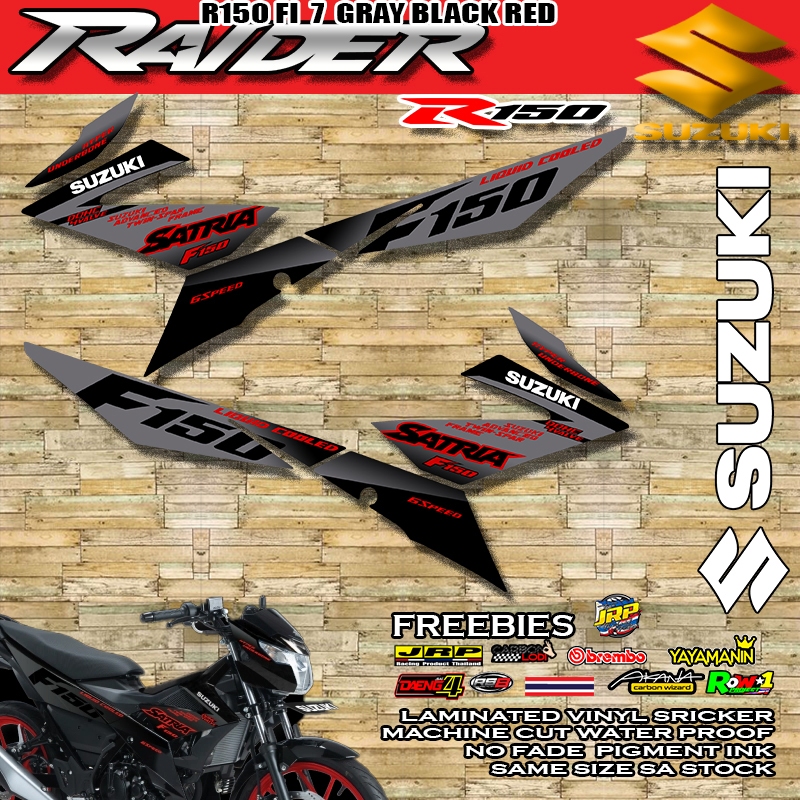 RAIDER 150 FI DECALS STICKER SATRIA 150 FI DECALS STICKER NEW DESIGN ...