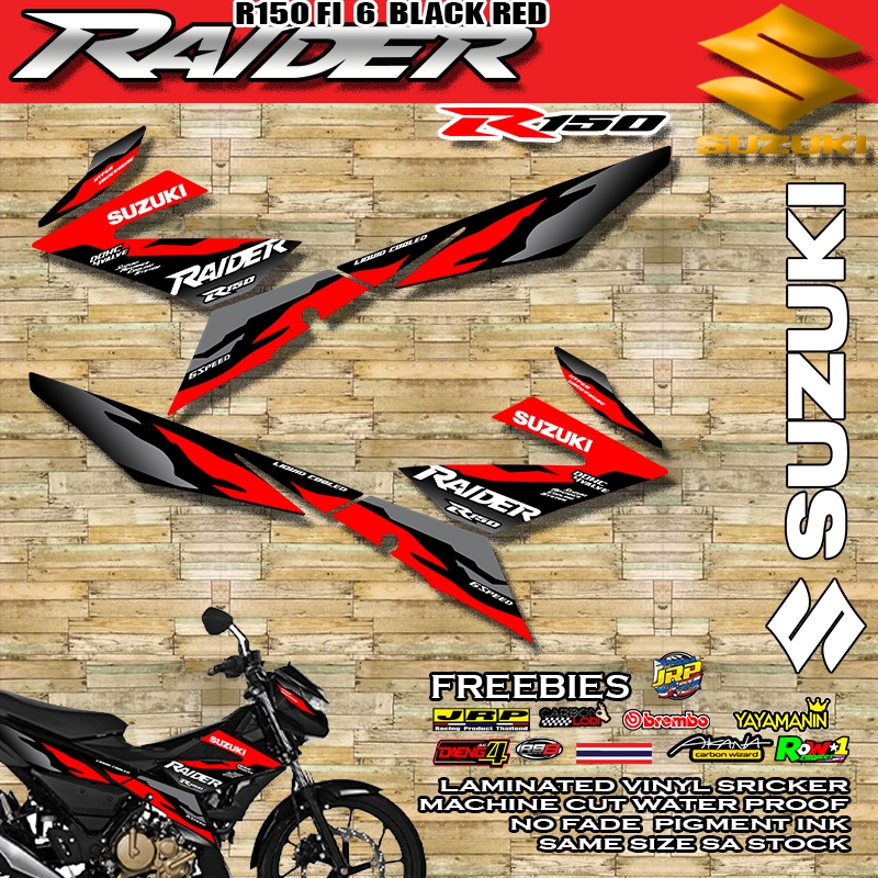 RAIDER 150 FI DECALS WITH FREEBIES RAIDER 150 FI STICKER NEW DESIGN ...
