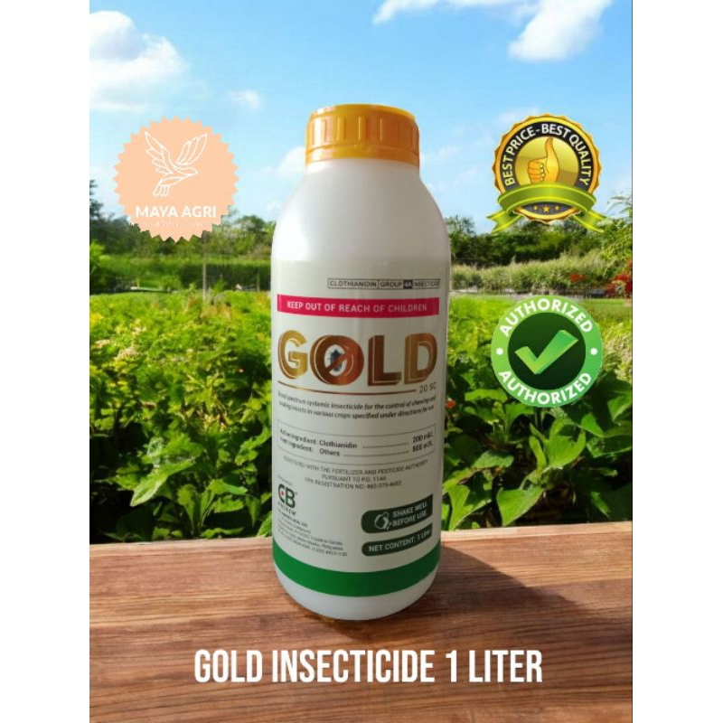 Gold 20SC Insecticide Liter | Shopee Philippines
