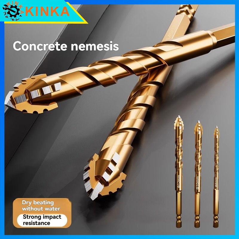 1Pc Cross Hexagon Tile Drill Hole Opener 6-12mm Cross Tile Drill Bit ...