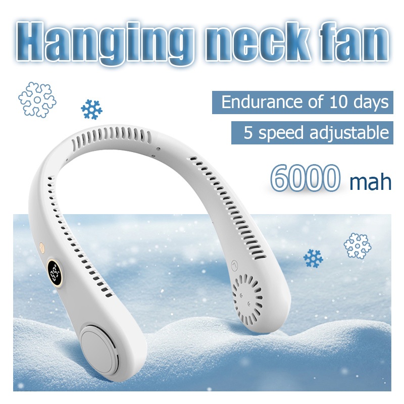 New LED Display Portable Fan Sports Outdoor Mini USB Charging Mini Fan ...