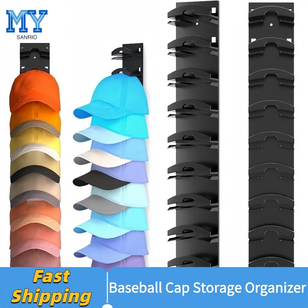 Wall Mounted Baseball Cap Storage Organizer Waterproof Display Stand ...