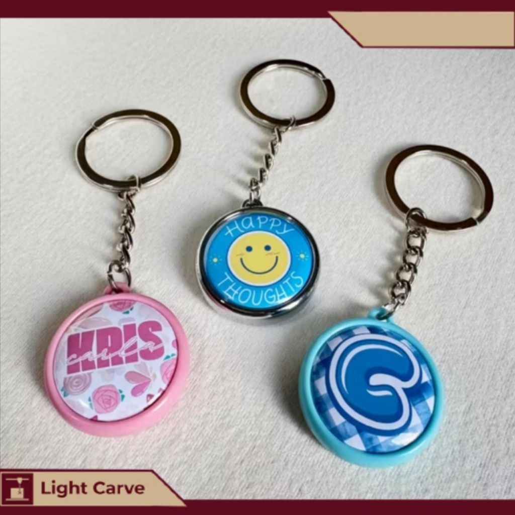 Personalized Badge Keychain 2 Sides Print 25mm, 32mm and 37mm | Shopee ...