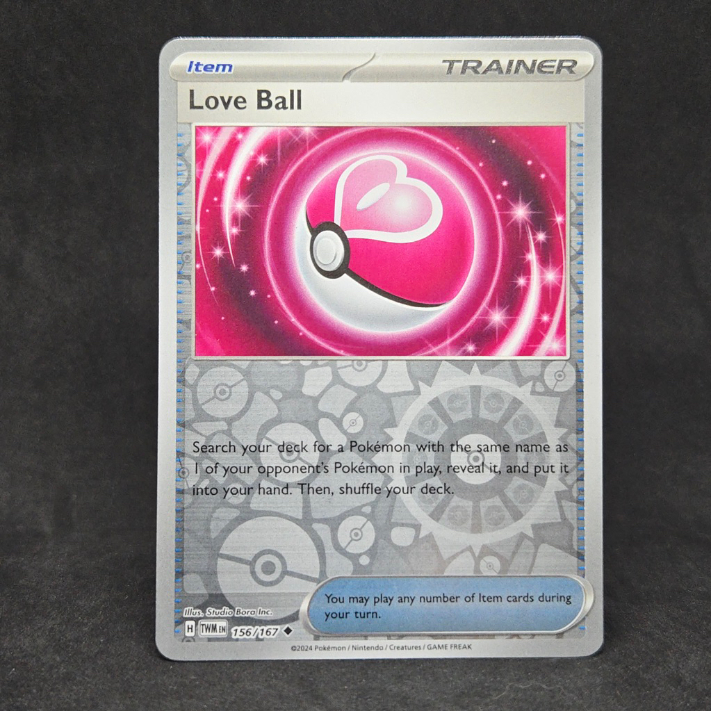 Pokemon TCG Love Ball Reverse Holo 156/157 2024 Scarlet & Violet Twilight  Masquerade | Shopee Philippines