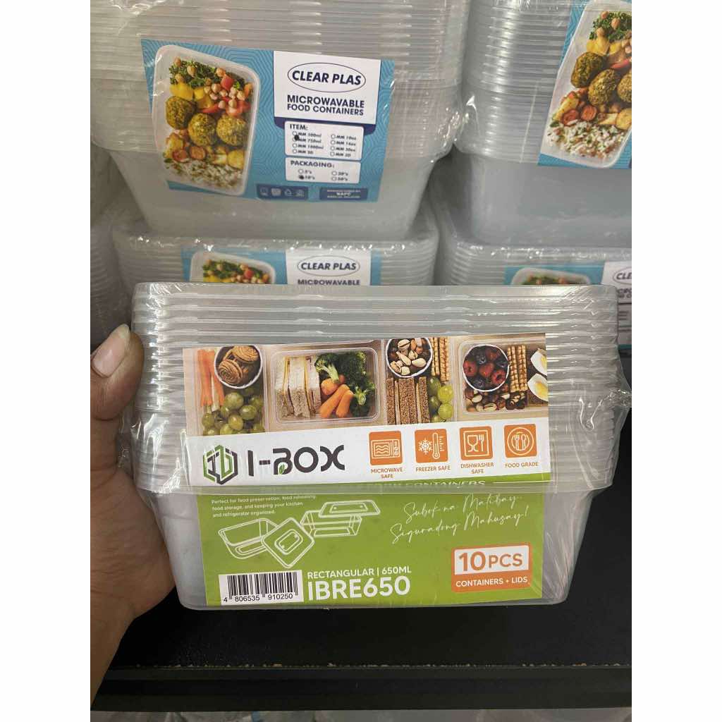 I-BOX IBRE 650ML/750ML/1600ML/2500ML FOOD CONTAINER | Shopee Philippines