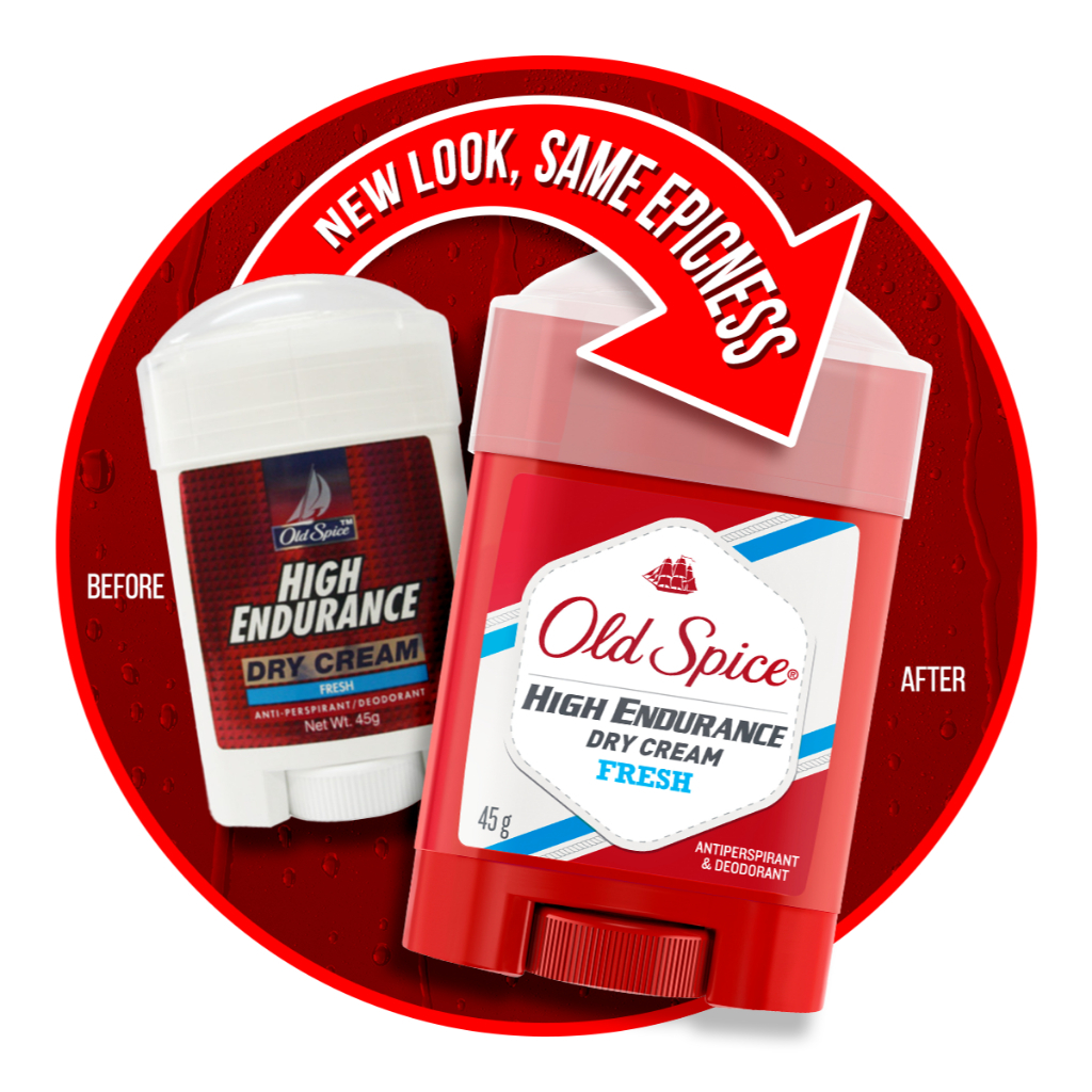 Old Spice Anti Perspirant High Endurance Dry Cream Deodorant Fresh