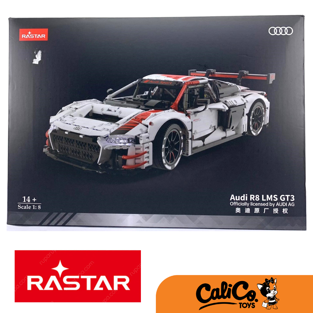 Rastar - Audi R8 LMS GT3 Bricks Standard Version Scale - 1:8 | Shopee ...