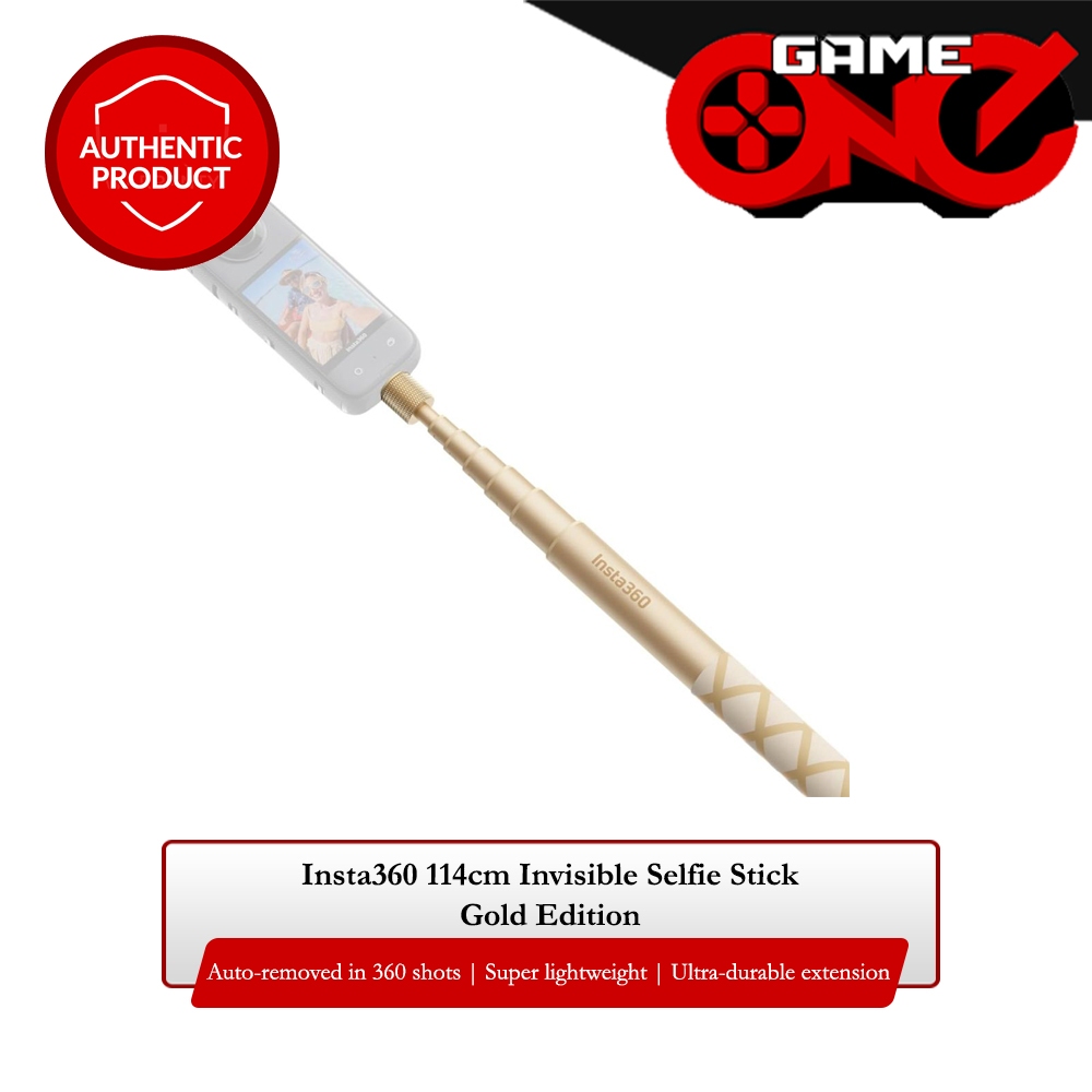 Insta360 114cm Invisible Selfie Stick Gold Edition | Shopee Philippines