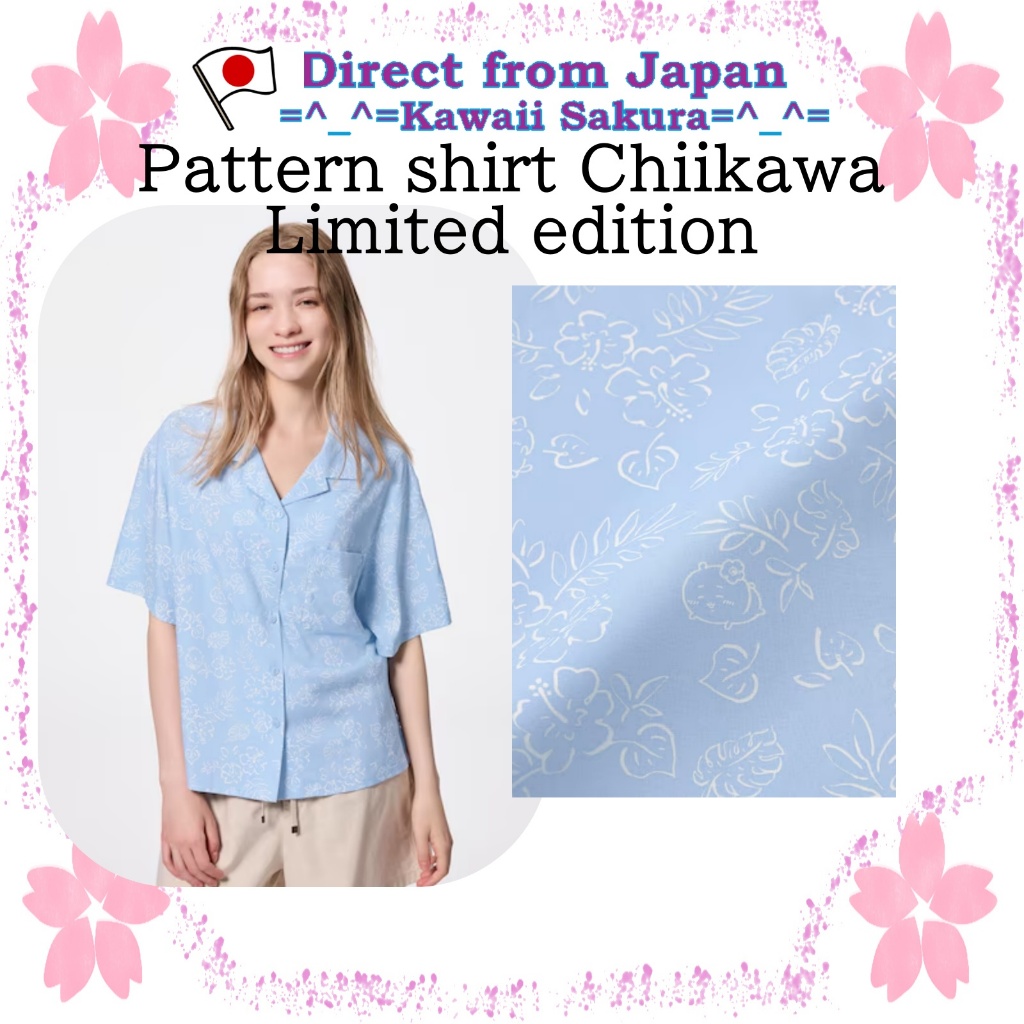 Pattern shirt Chiikawa GU(Limited edition)【Direct From Japan】 | Shopee ...