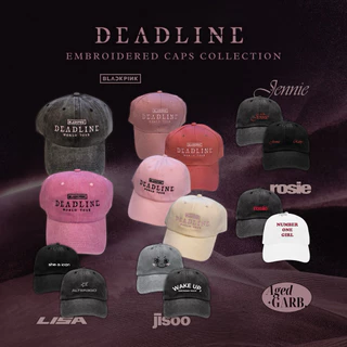 BLACKPINK DEADLINE ロゴ ボールキャップ① BLACKPINK DEADLINE TOUR MERCH OFFICIAL & MUSINSA EXCLUSIVE