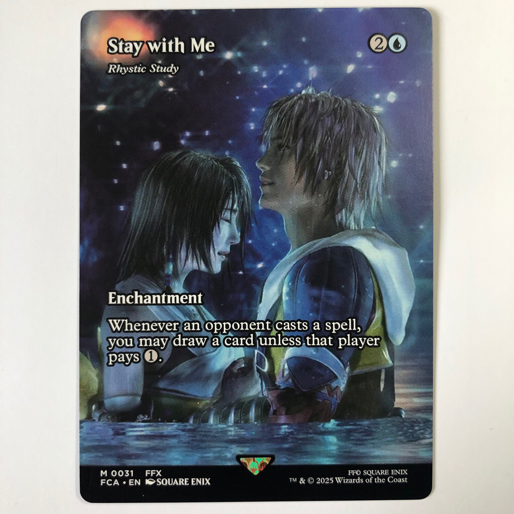 Playtest Card - Stay with Me / Rhystic Study (FCA) | Shopee Philippines