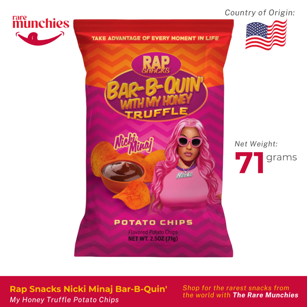 Rap Snacks Nicki Minaj Bar-B-Quin' with My Honey Truffle Potato Chips ...