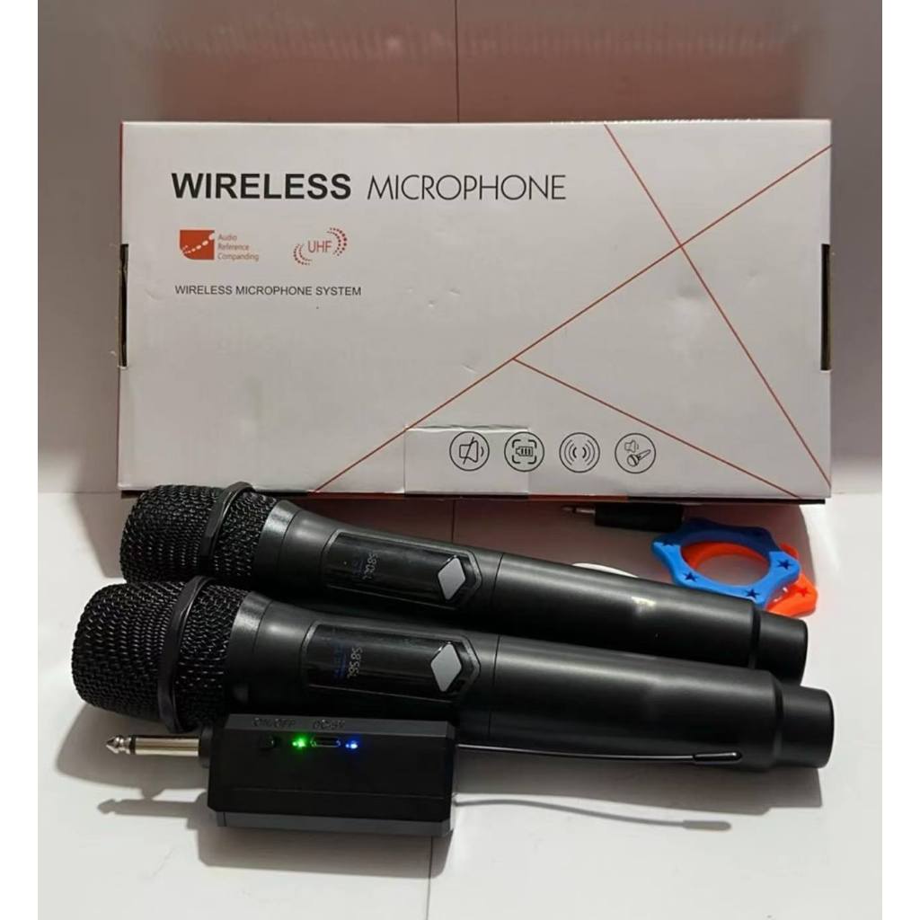 NEW HARMAN PG-99Wireless Microphone for videoke UHF Nniversal Dual ...