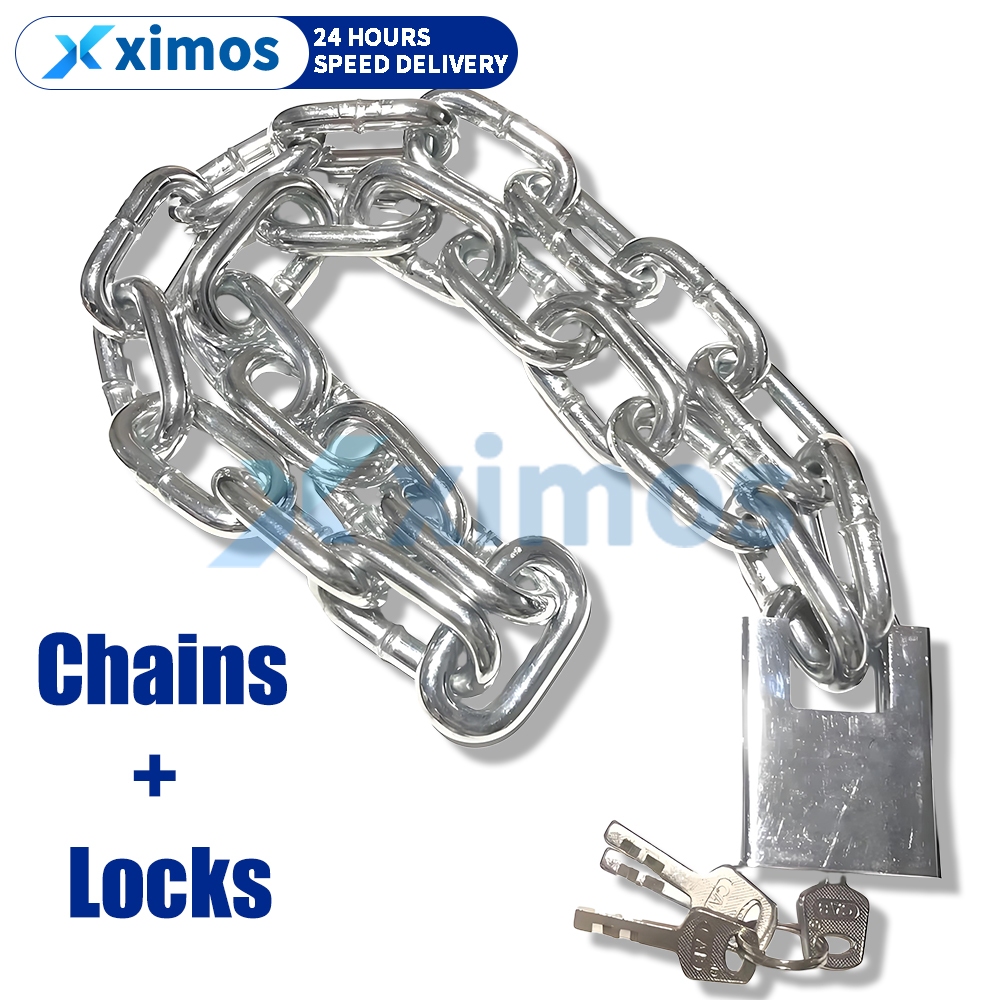 Heavy-Duty Anti-Theft Chain Lock Multifunctional Padlock,For Gate Lock ...