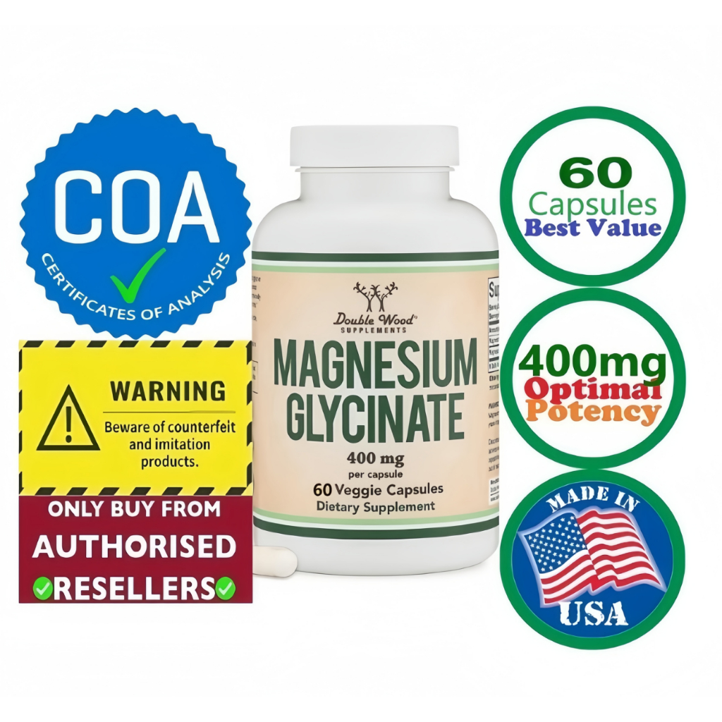 Real Magnesium Glycinate 60 Capsules 100% Authentic Doctor's ...