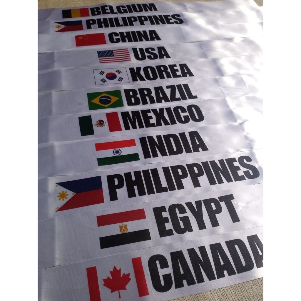 UN Sash/United Nation Sash -PLAIN (Sublimation) Wholesale Price ...