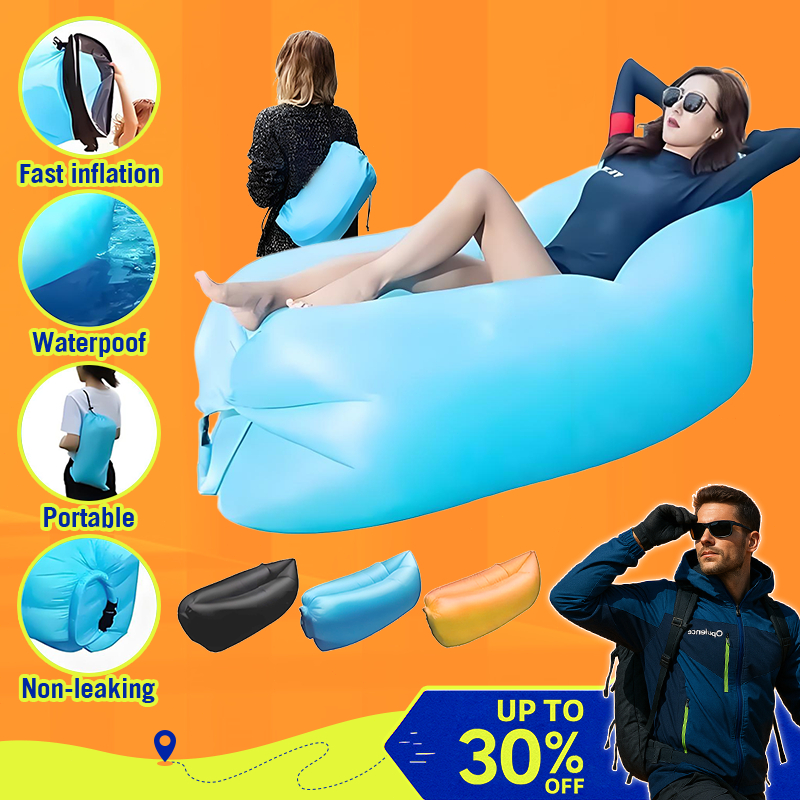 Opulence Portable Banana Bed Inflatable Sleeping Bag With Pillow For ...