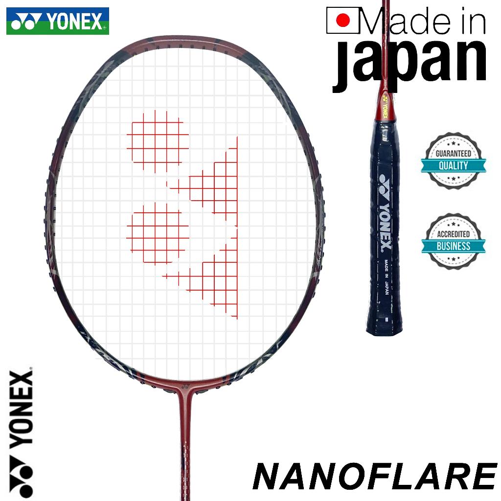 YONEX NANOFLARE 1000Z Red Badminton Racket Full Carbon Single 4U 26Lbs ...
