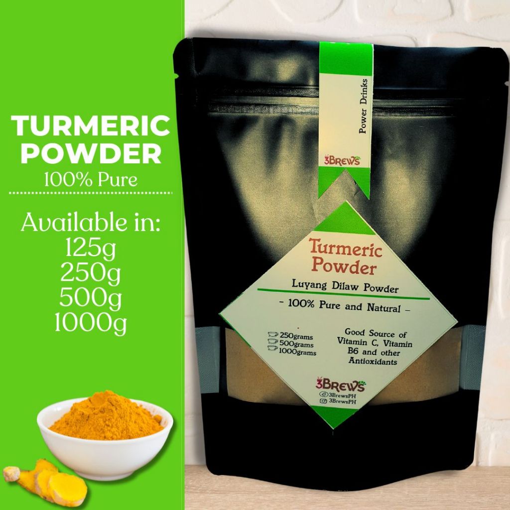 Turmeric Powder: Organic Luyang Dilaw Sugar-Free from 3Brews | Shopee ...