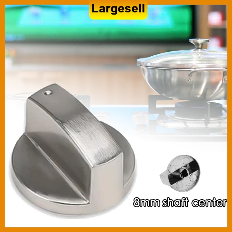 0° Stainless Steel Gas Stove Knob Universal Stove Control Switch Knob ...