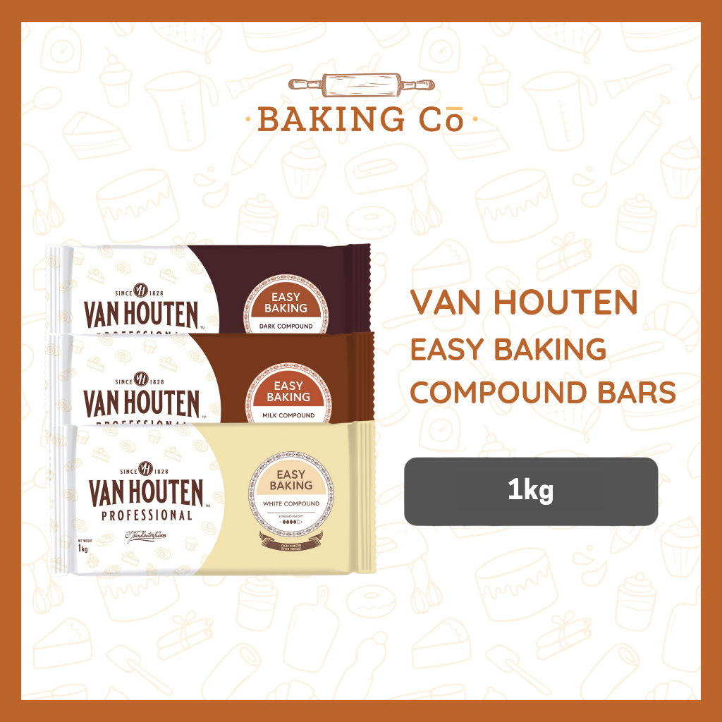 Van Houten Easy Baking Compound Bars - 1kg | Shopee Philippines