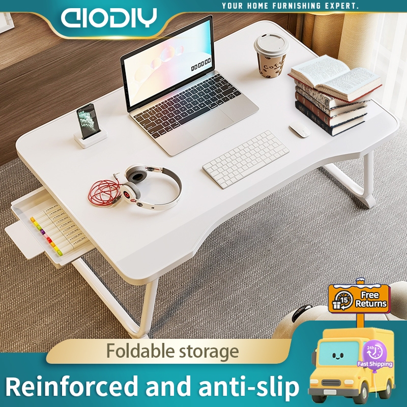 AIODIY Foldable Small Table Multifunctional Study Desk Laptop Stand ...