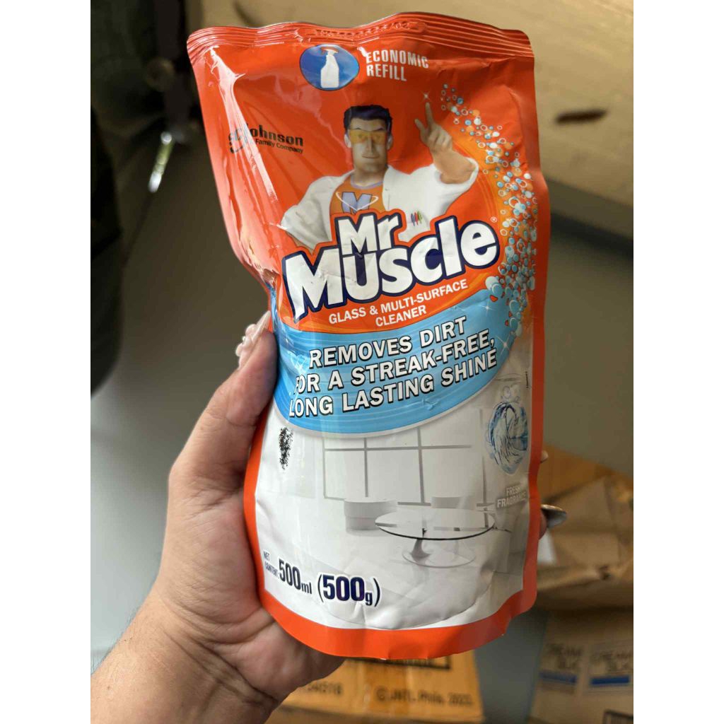 MR muscle glass multi purpose cleaner 500ml | Shopee Philippines