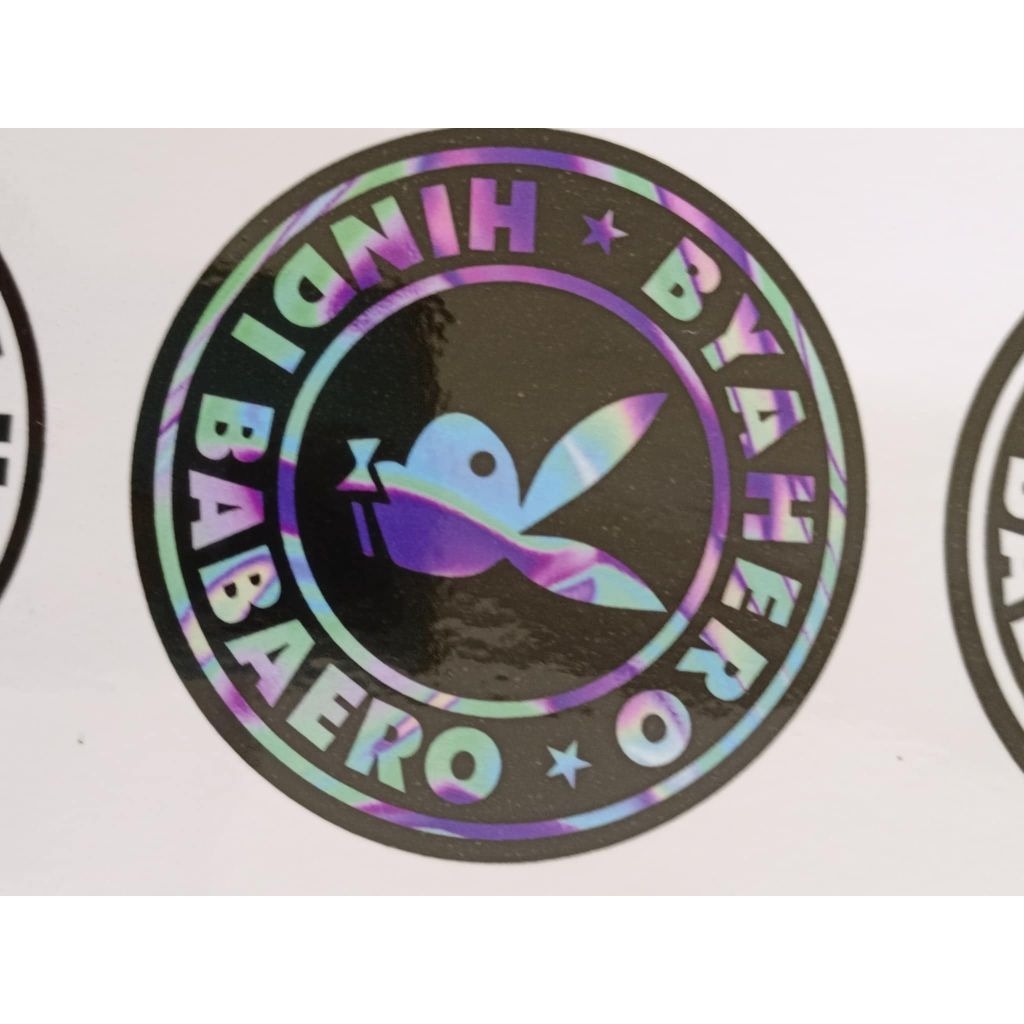 LOGO DECALS STICKER BYAHERO HINDI BABAERO | Shopee Philippines