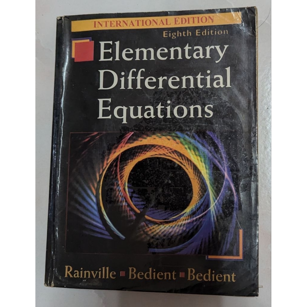 Elementary Differential Equations (Used) | Shopee Philippines