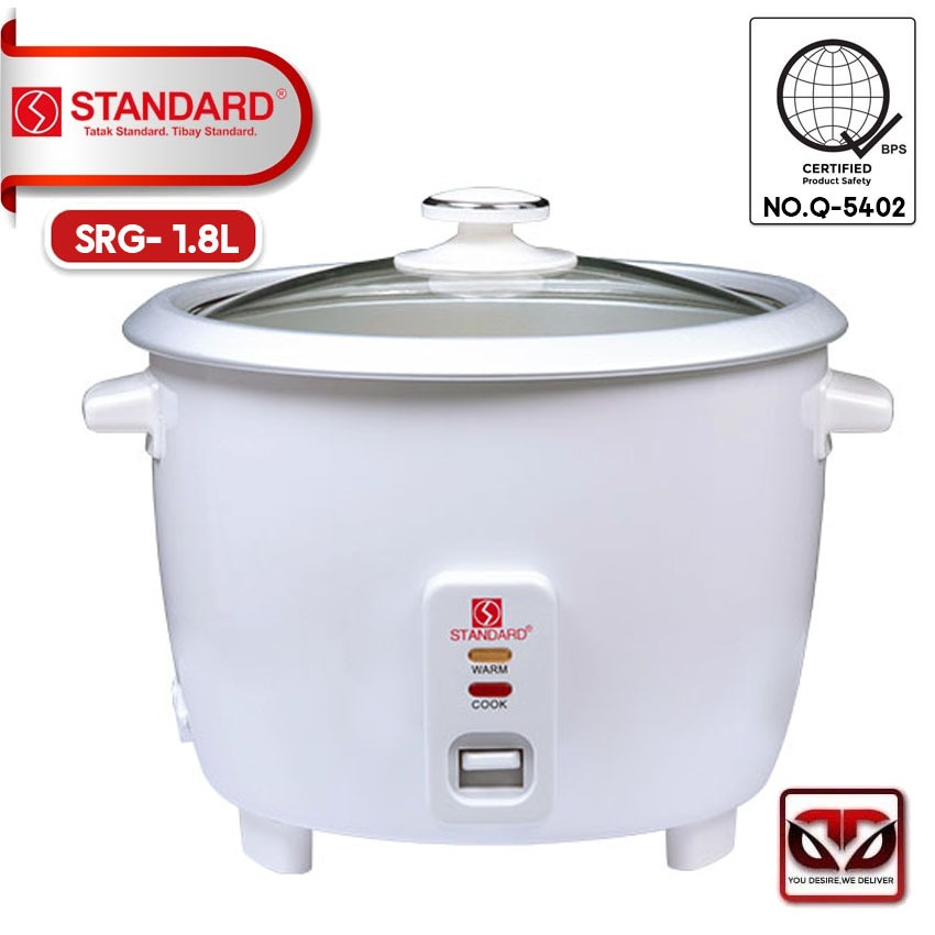 Standard rice cooker SRG-1.8L | 10 cups 1.8L Rice Cooker | Shopee ...