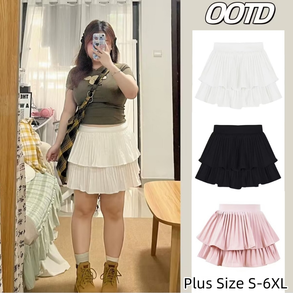 Review For Sweet Pleated Skirt Yv483 main image 1