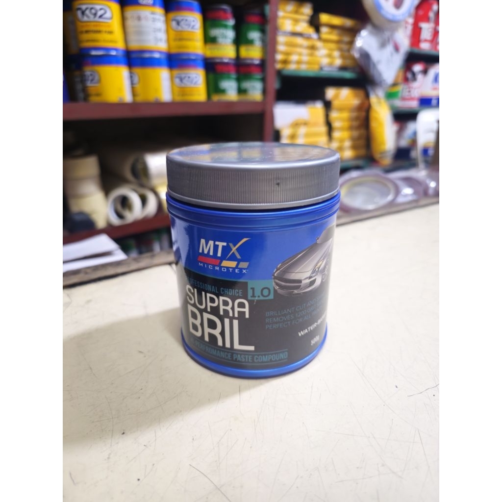 Mtx Microtex Supra Bril Rubbing Paste Compound 500g | Shopee Philippines