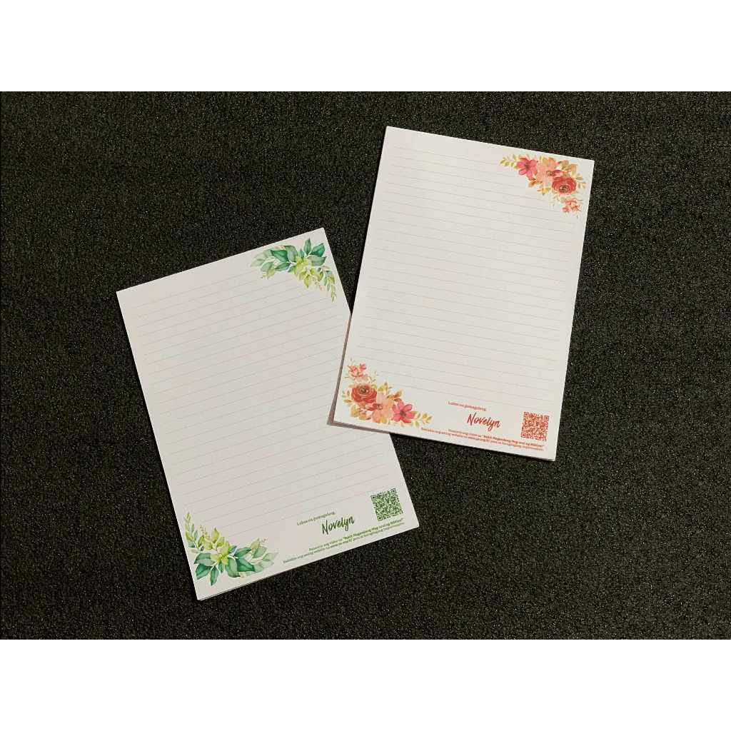 Floral JW Letter Writing Pad – A5, 25 Sheets, English/Tagalog | Shopee ...