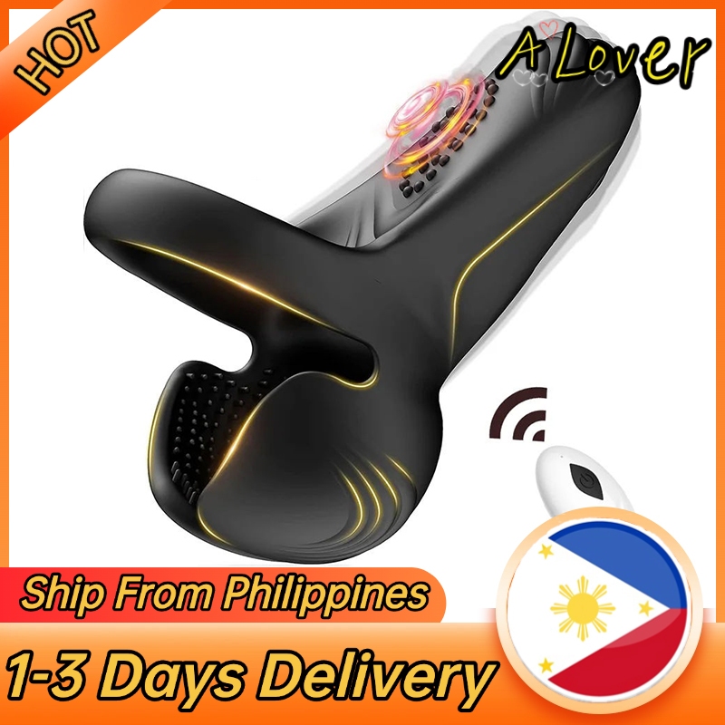 Penis Cock Ring Vibrator Sex Toys for Men Stimulator with 10 Vibrations Male  Adult | Shopee Philippines