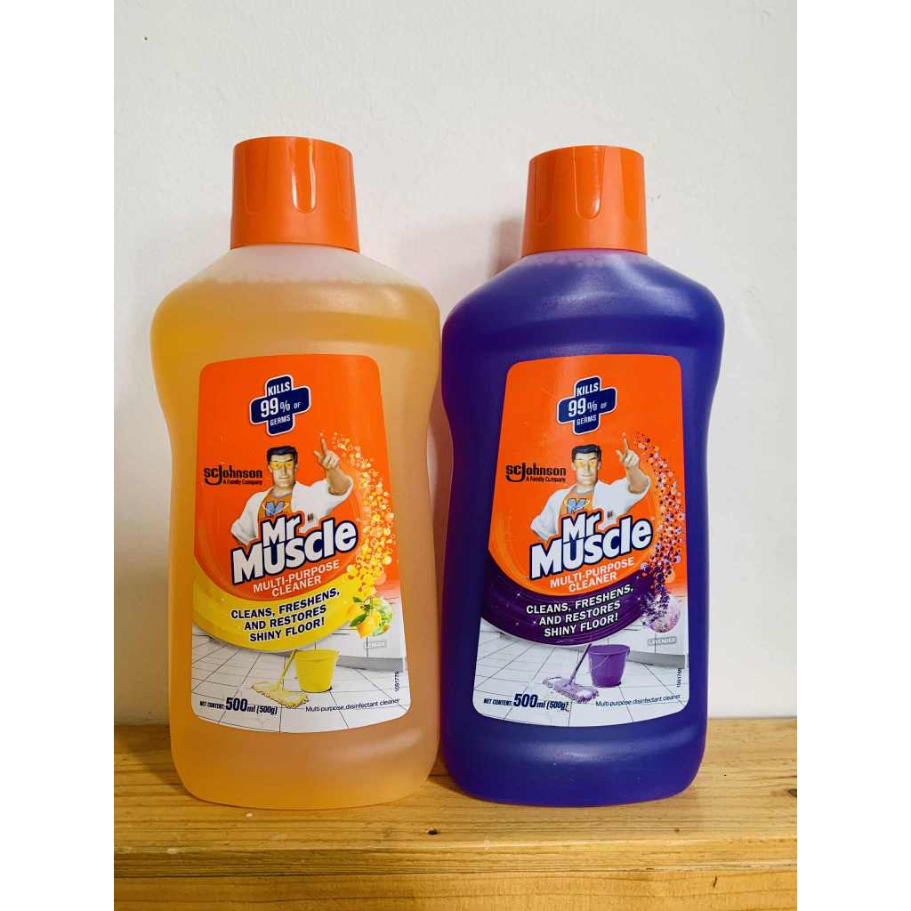 Mr Muscle Multi-Purpose Cleaner 500ml | Kills 99.9% Germs | Shopee ...