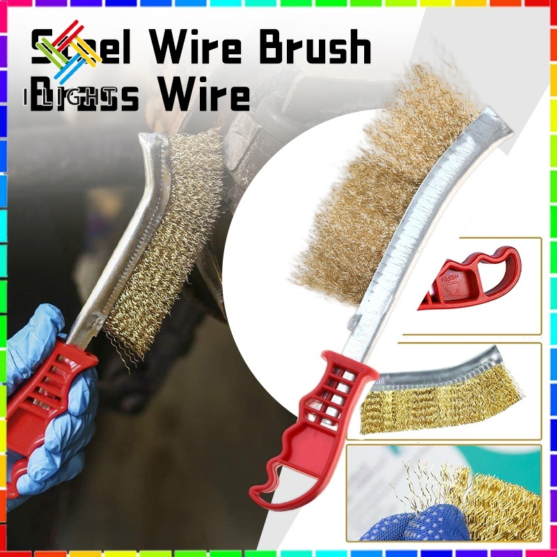 (Fast Delivery)Steel Wire Brush Universal Brass Wire Cleaner Brush ...